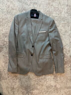 Zara Light Gray Men's Tailored Blazer